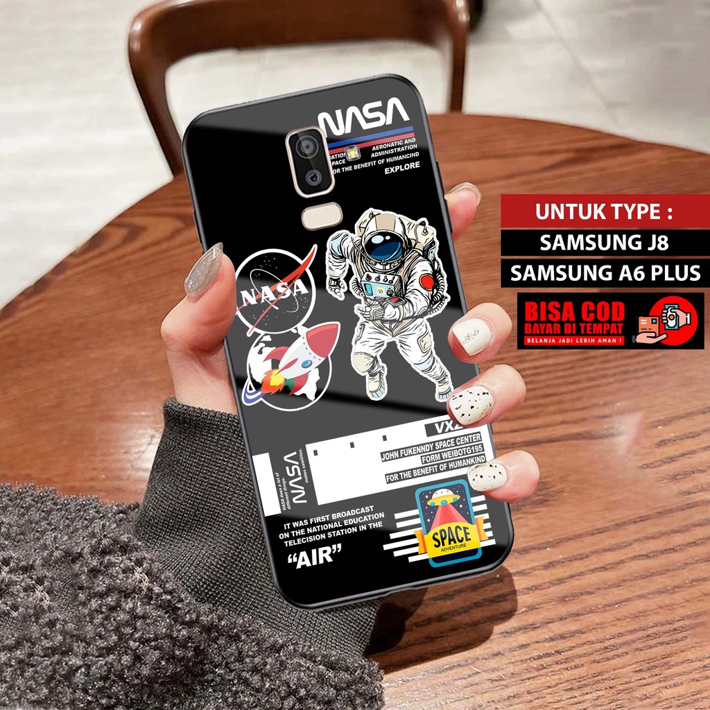 Case Samsung J8 / A6 Plus - AGM CASE - Fashion Case hp Samsung J8 - Casing hp Samsung A6 Plus - Sili