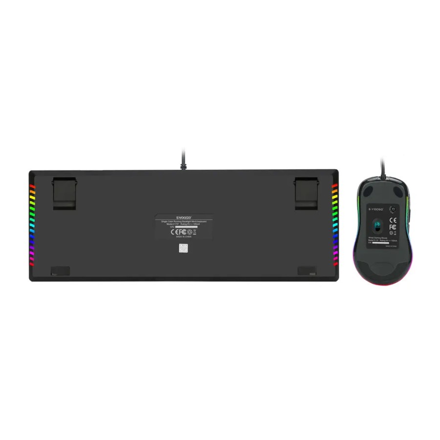 E-YOOSO Z737 / Z-737 Gaming Keyboard and Mouse with RGB Side Light