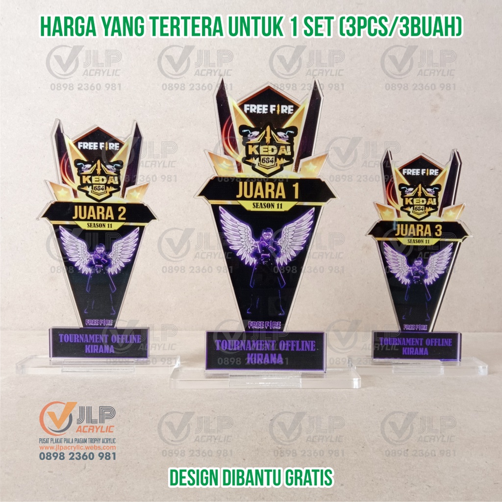 PIALA 1 SET, TROPY 1 SET, TROPI 1 SET, TROPHY 1 SET, TROPHI 1 SET, THROPY 1 SET, PIALA FREE FIRE 1 S