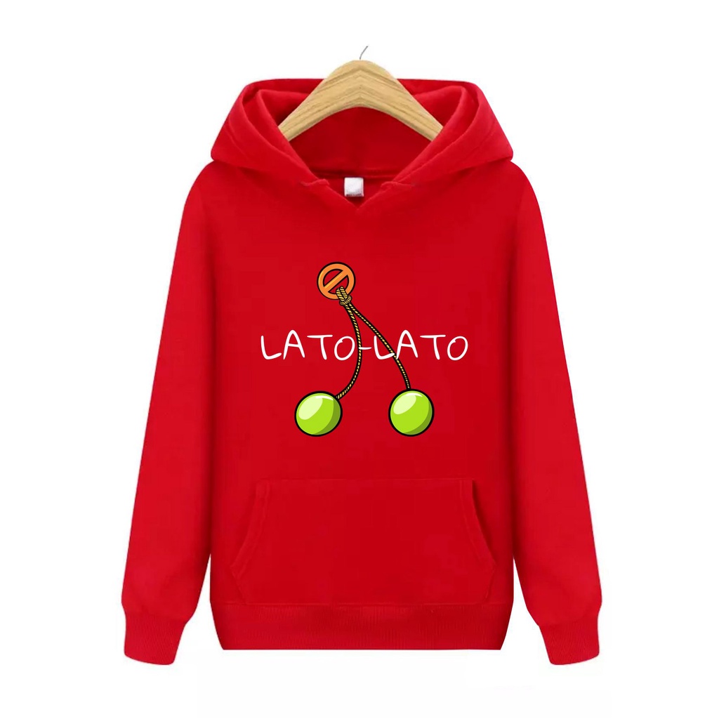 FenishaStore LATO LATO Tek Tek Sweater Hoodie Atasan Anak-anak Kekinian Usia 4-13+Tahun Bisa Bayar Ditempat COD