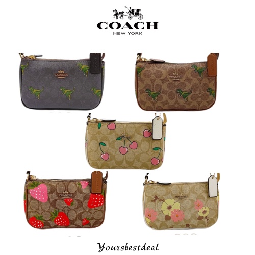 Coach Nolita 19 Signature Women Shoulder Mahjong Bag Wristlet Beadchain Pearl C1985 C2238 C3308 C3334 C1583 C1585