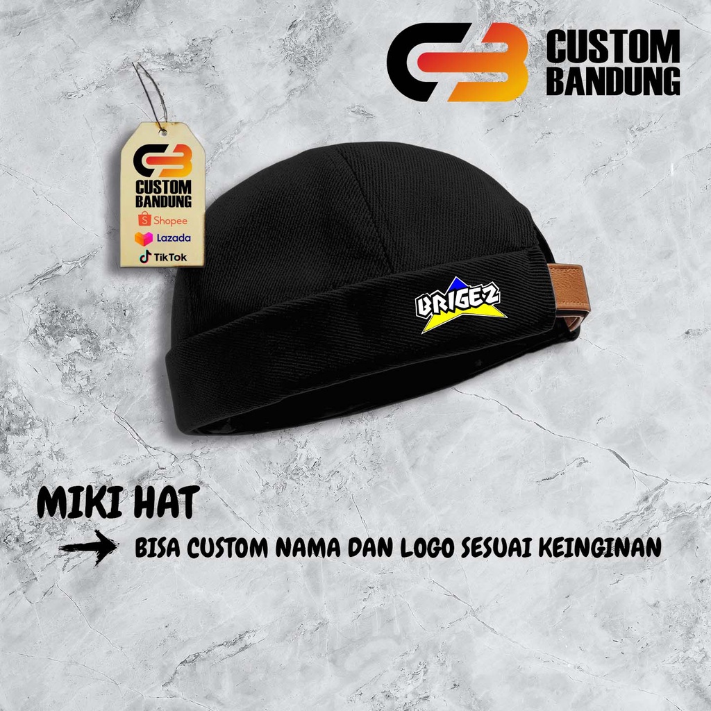 Topi Miki hat Brigez 1 Miki Hat Peci Miki hat Topi Miki hat Anak &amp; Dewasa Topi Brimless Premium