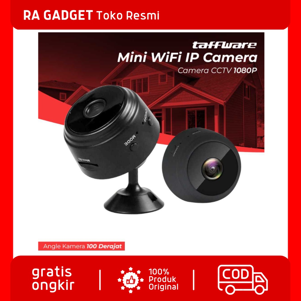 Mini WiFi IP Camera CCTV 1080P / Kamera Cctv Mini Tersembunyi Tanpa Kabel Pengintai Rekam Penyadap S