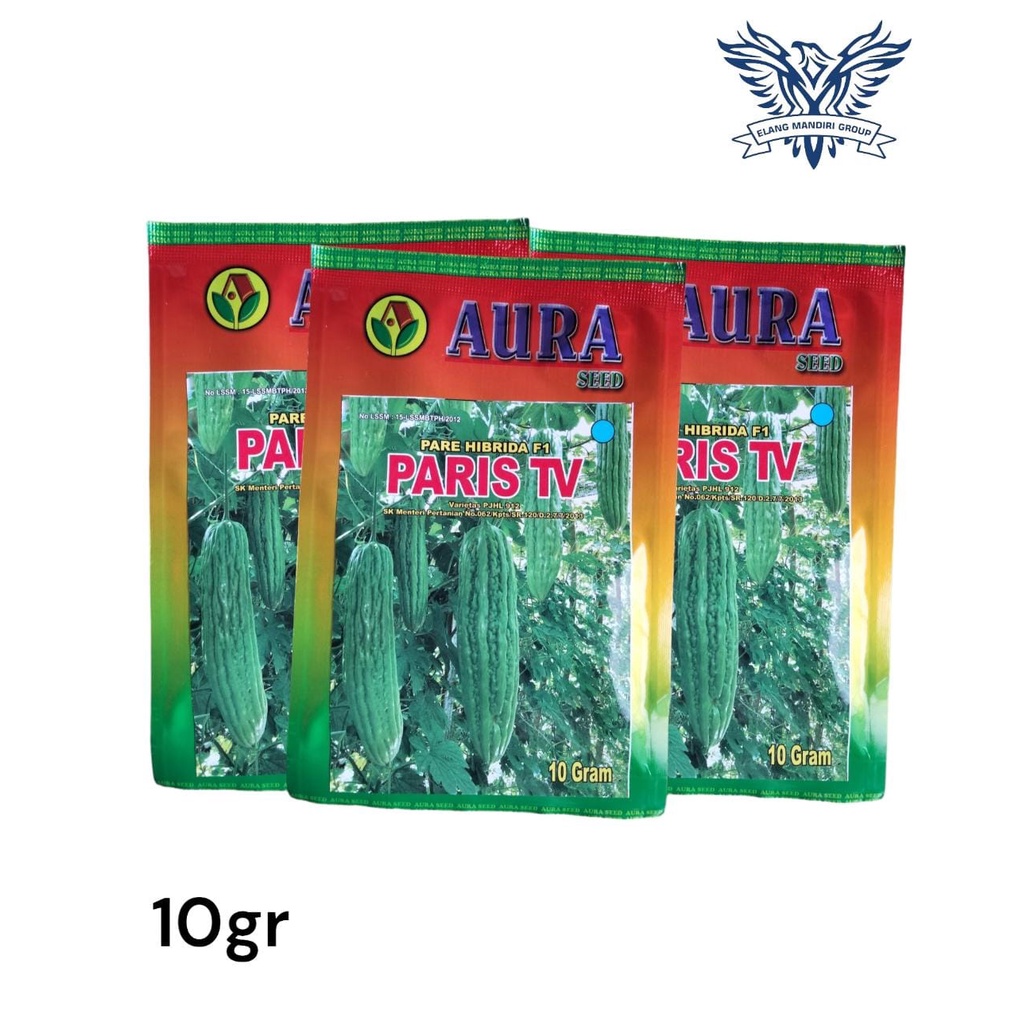 BENIH PARIA PARE PARIS TV F1/TIKTOK F1/MUKTI TV F1/LISA F1 Bibit Sayuran Pare Original Aura seed ori 212