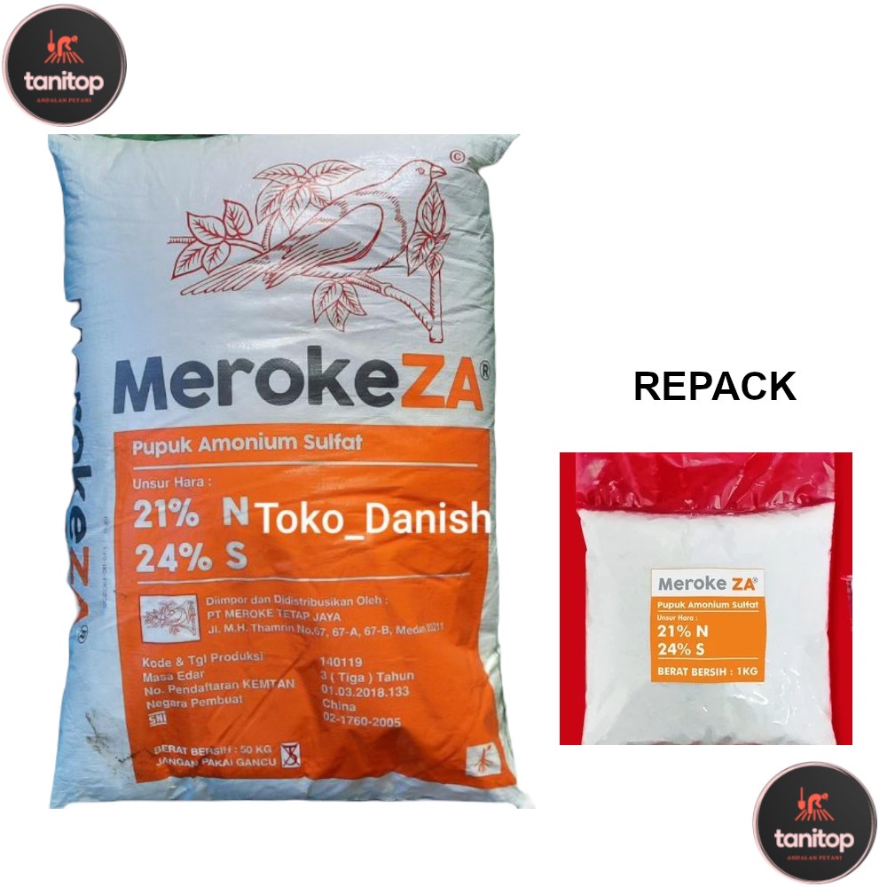 Pupuk ZA Meroke 500 Gram Terlaris