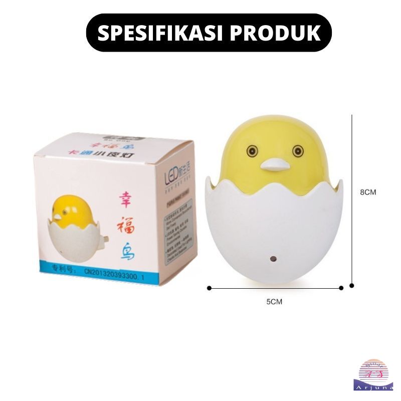 Lampu LED Sensor Model Telur Ayam