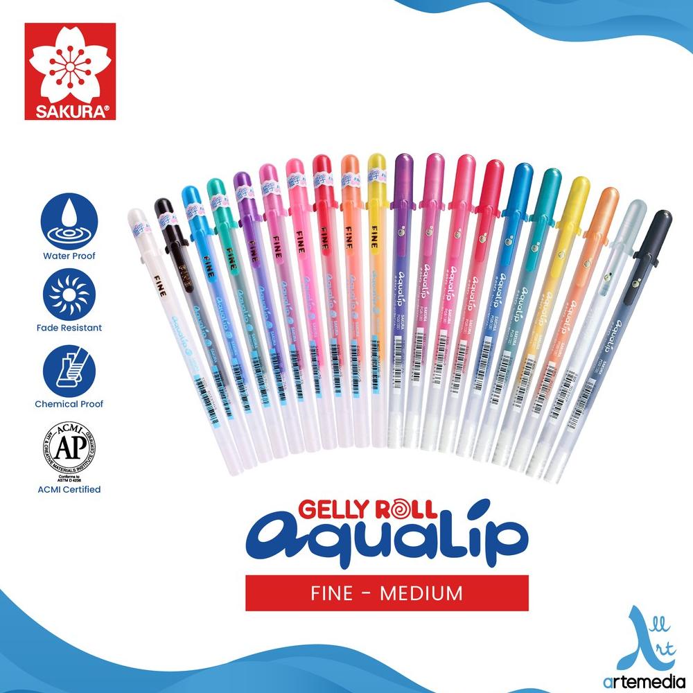 

Pulpen Warna Timbul Sakura Aqualip 3D Color Bolpen
