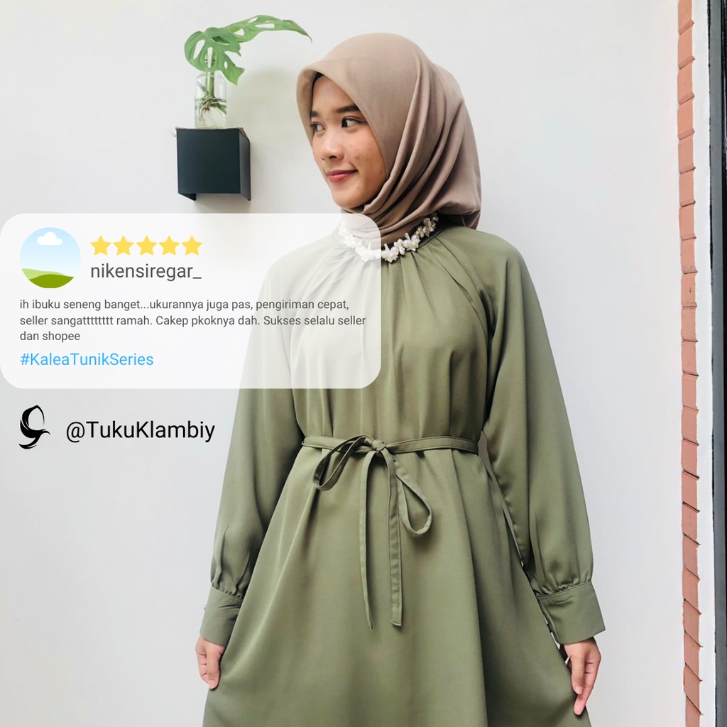 TUKUKLAMBIY ATASAN WANITA KEMEJA TUNIK BLOUSE CASUEL GARANSI 100% - MAHAL? KEMBALIKAN!