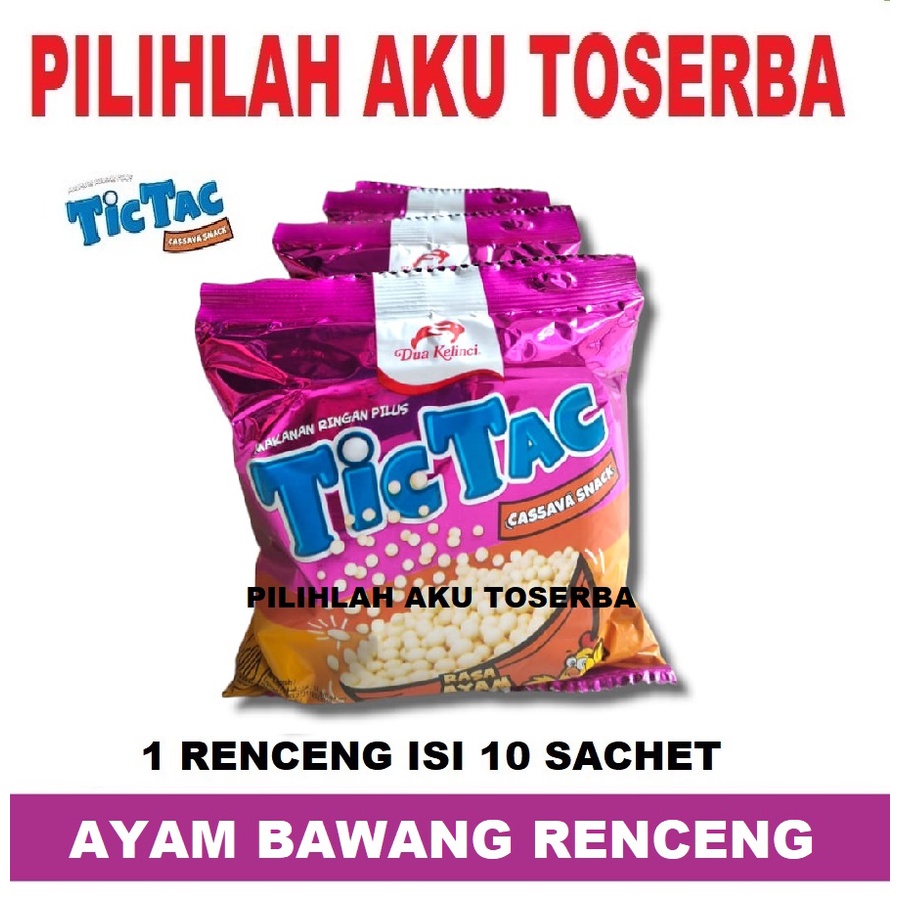 TIC TAC AYAM BAWANG RENCENG - ( HARGA 1 BAL )