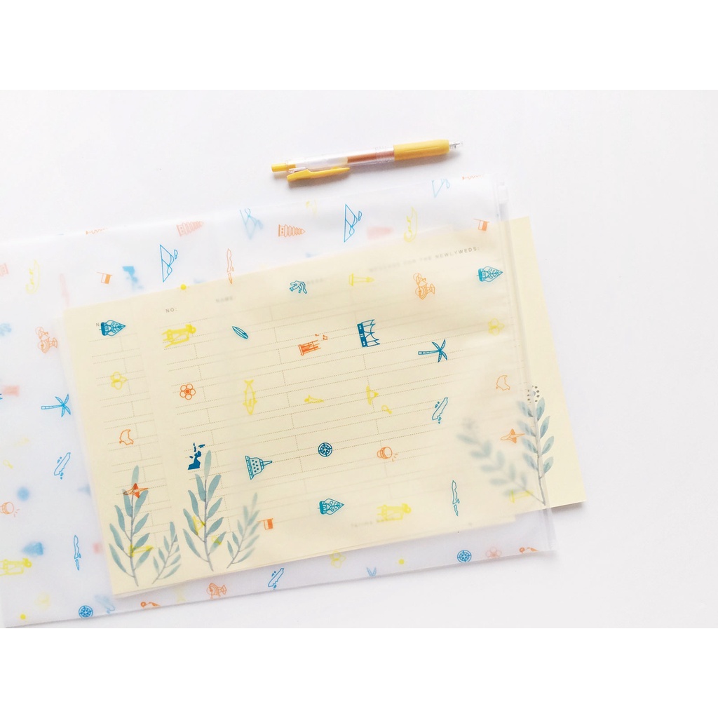 Panmomo Iconic Indonesia Zipper Storage Bag XL 40x50 - Pouch Travel