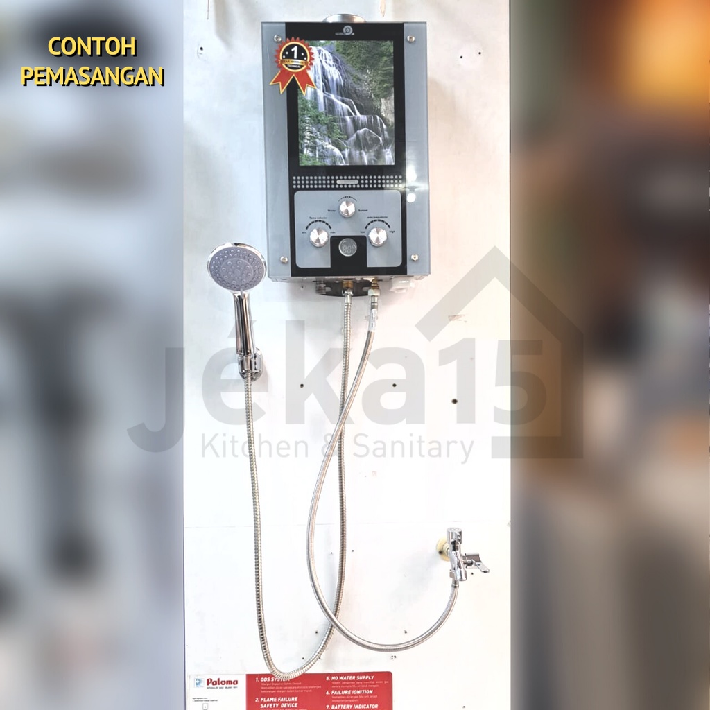 PAKET LENGKAP WATER HEATER MURAH/WATER HEATER GAS | PEMANAS AIR GAS