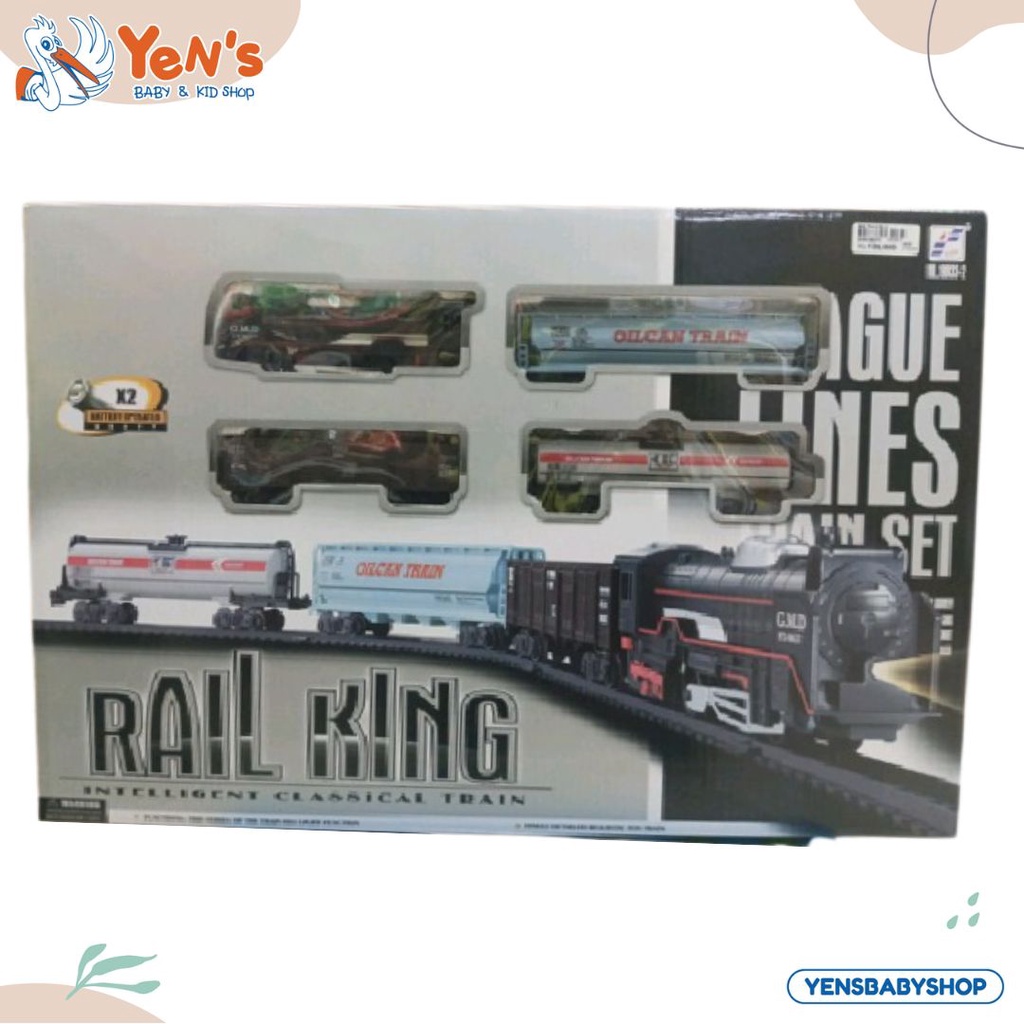 Rail King Train 33-2 | Mainan Anak Laki-Laki | Mainan Kereta