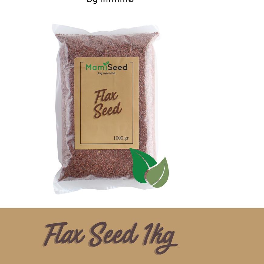 

♪ MAMISEED Flax Seed 1kg - Biji Rami Flaxseed ☛