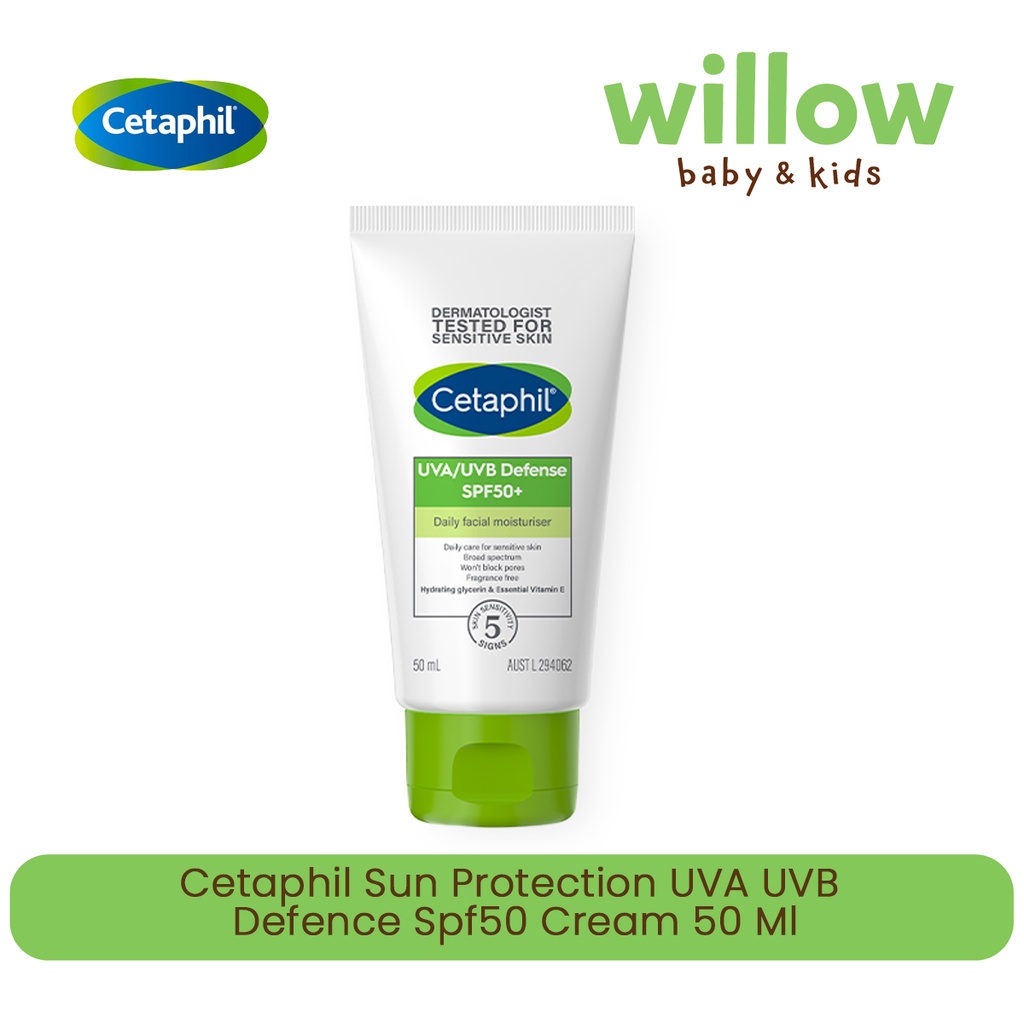 Perawatan Wajah - Cetaphil Sun Protection Uva/Uvb Defence Spf50 Cream 50 Ml