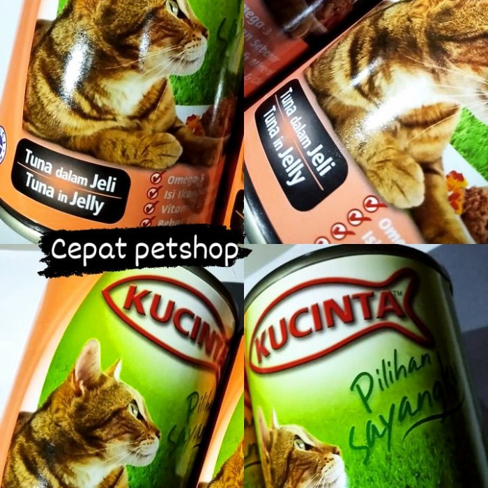 

KUCINTA TUNA IN JELLY 1BOK ISI 24 400GR MAKANAN BASAH KUCING