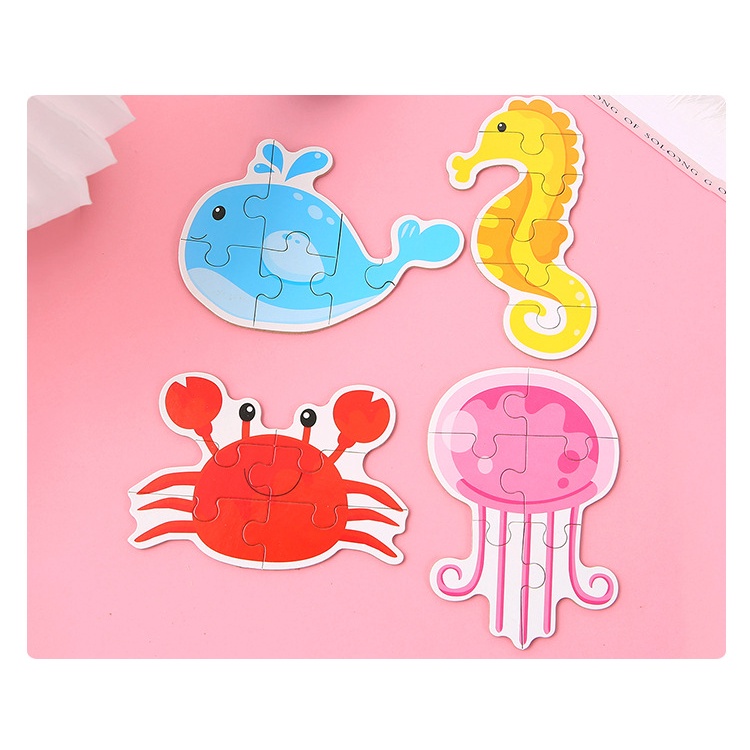 Mainan edukasi Puzzle /Puzzle Anak / Puzzle Binatang / Puzzle Kendaraan