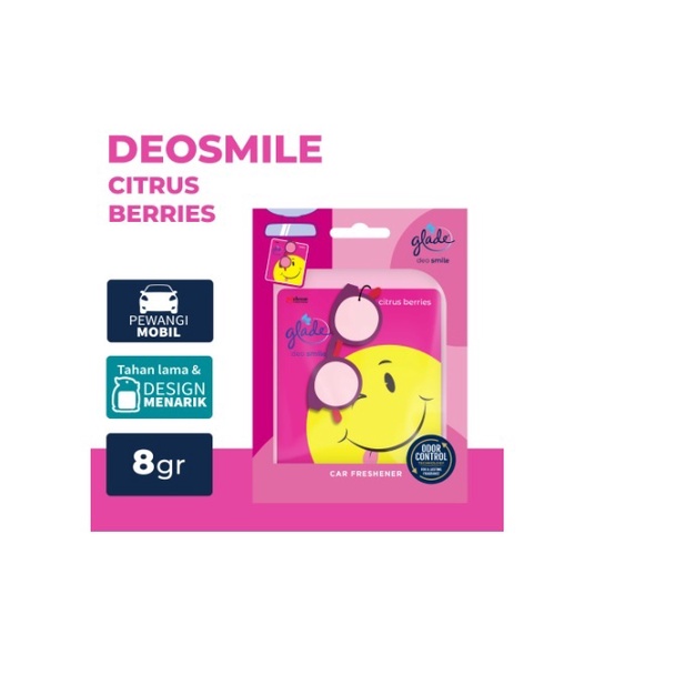 Glade Deosmile Pengharum Mobil Gantung