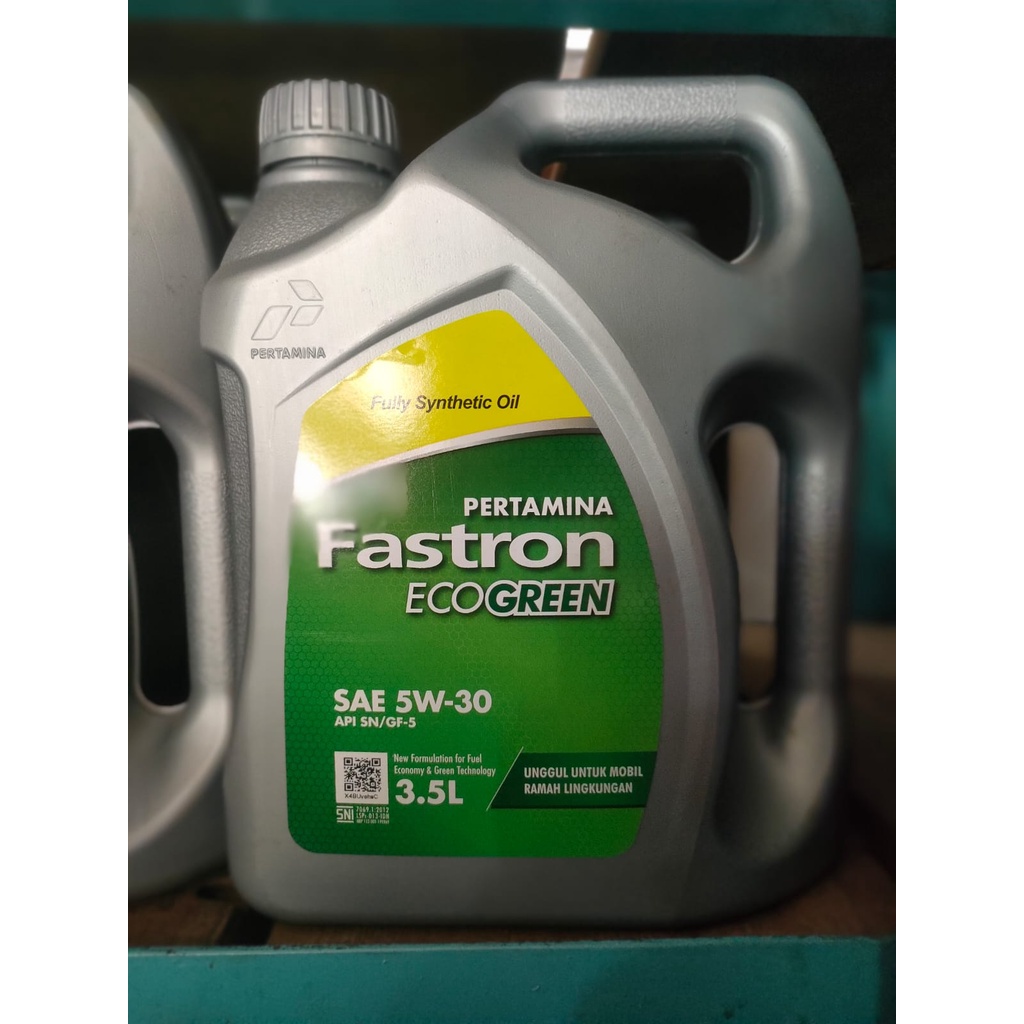 Fastron Eco Green 0-20W 5-30W 3,5L Khusus LCGC ORIGINAL