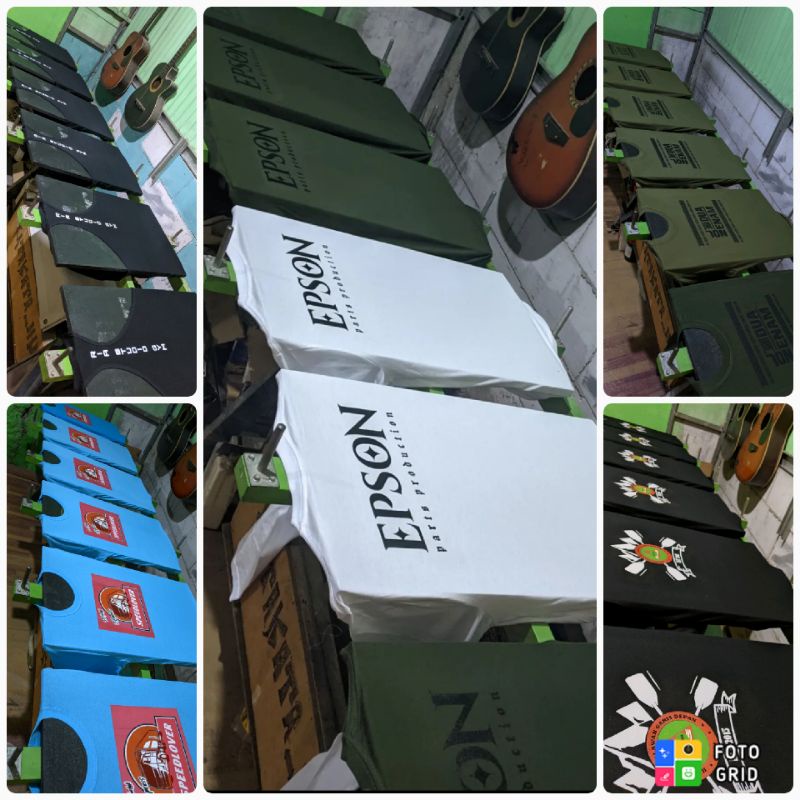 Kaos custom/sablon plastisol desain bebas (LUSINAN)