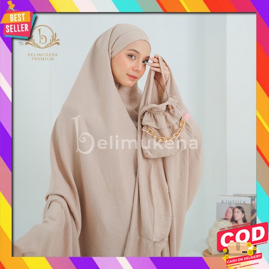 Mukenah Rukuh Telekung Prayer Set Rukoh Mukena Dubai Terusan Bahan Jersey Tebal Dingin Jatuh Simpel 