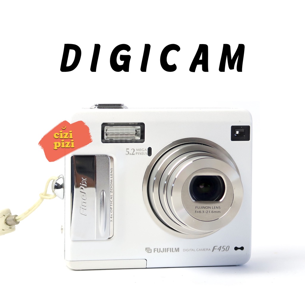 DIGICAM Fujfilm Finepix F450 WHITE PEARL RARE ITEM - KODE MAR2023