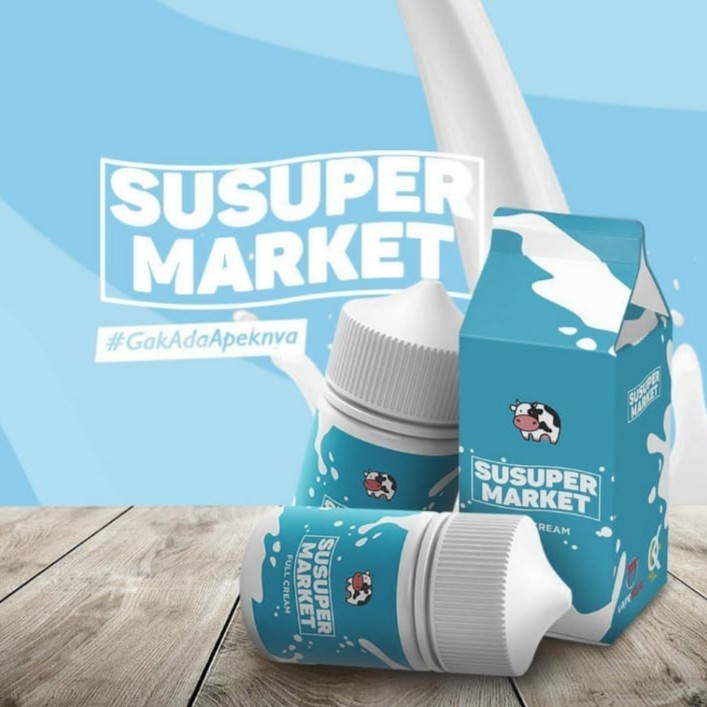 SUSUPER MARKET MILK FULL CREAM BY VAPEDOJO 3MG 60ML