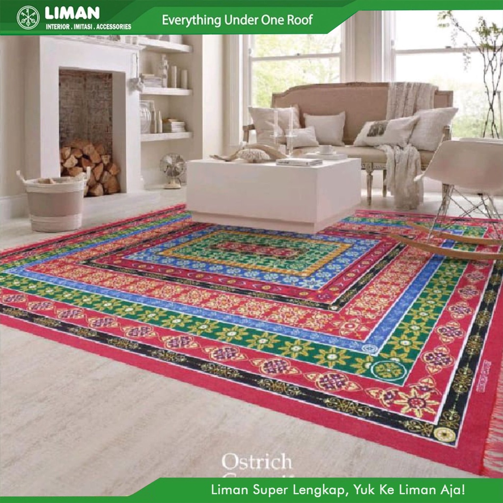 Karpet Ambal Ostrich Karpet Keluarga 205x240  / Karpet Lebaran