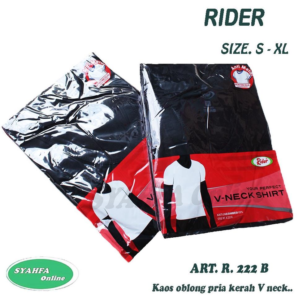 SALE TERBATAS Ori Rider - Kaos Dalam Pria / Kaos Rider / Oblong Rider / Rider / Kaos / Oblong Pria /