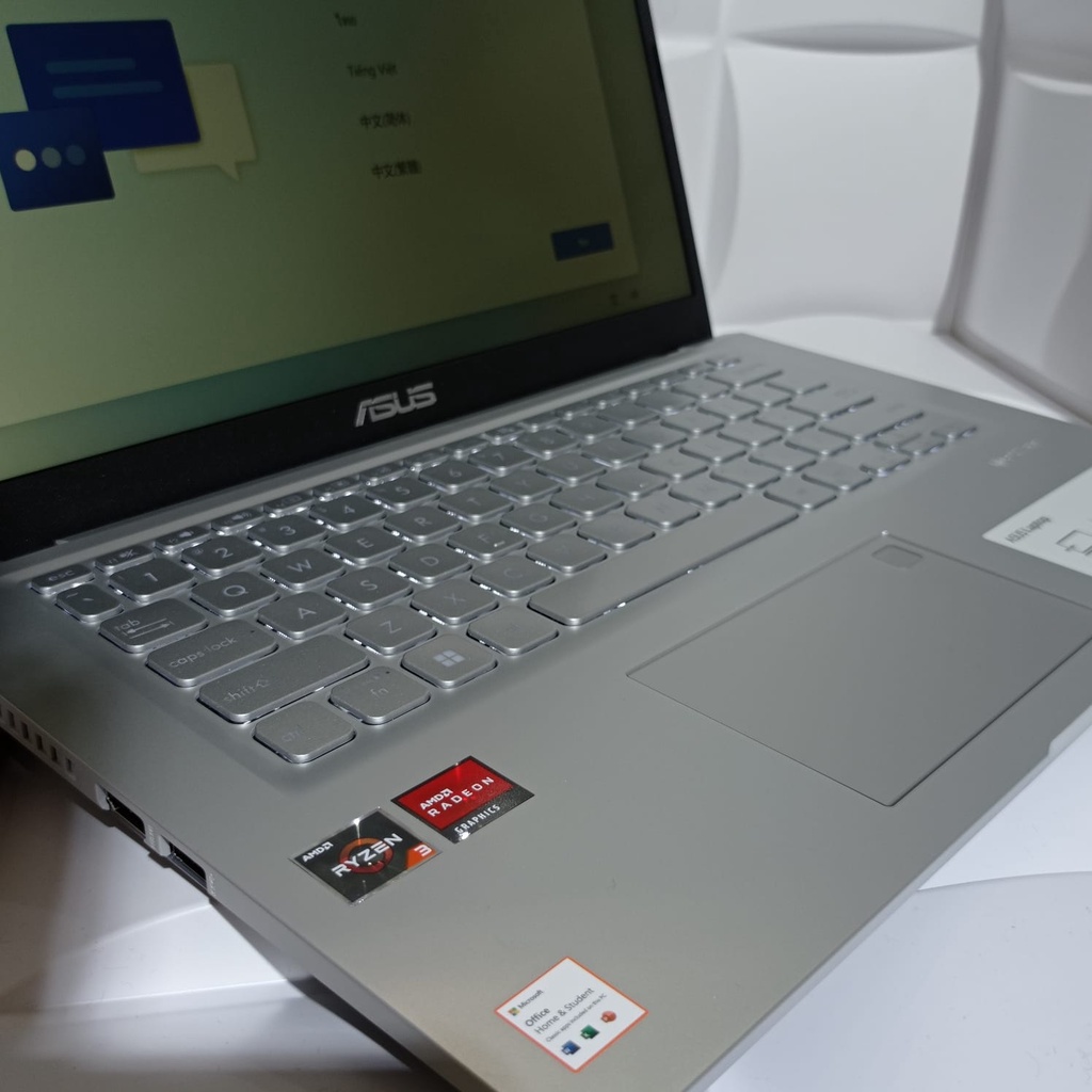 LAPTOP ASUS VIVOBOOK M415DAO AMD RYZEN 3 3250U RAM 8GB 16GB 512GB SSD FHD BACKLITE WINDOWS 11 HOME OHS SILVER