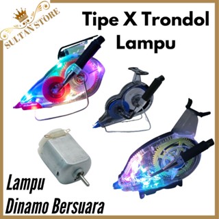 Tipe x Trondol Modif Kenalpot Dinamo Lampu Tipe ex Kertas Roll Modif Lampu