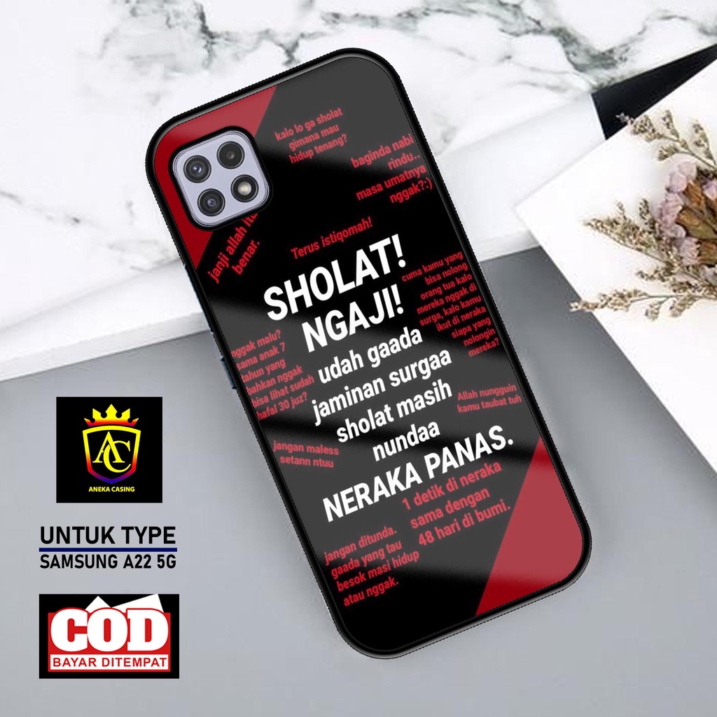 Case Samsung A22 5G Casing Samsung A22 5G Aneka Case [Quote] Case Glossy Case Aesthetic Custom Case 