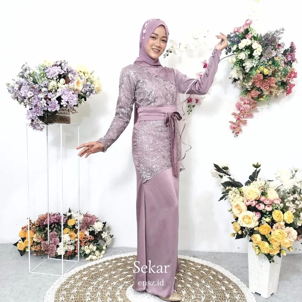 SEKAR DRESS/DRESS KONDANGAN/DRESS KEKINIAN/DRESS PESTA/GAMIS/GAMIS KEKINIAN