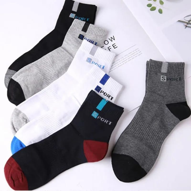kaos Kaki Cowok Dewasa Sport 1 Set Isi 5 Pasang 001 Socks