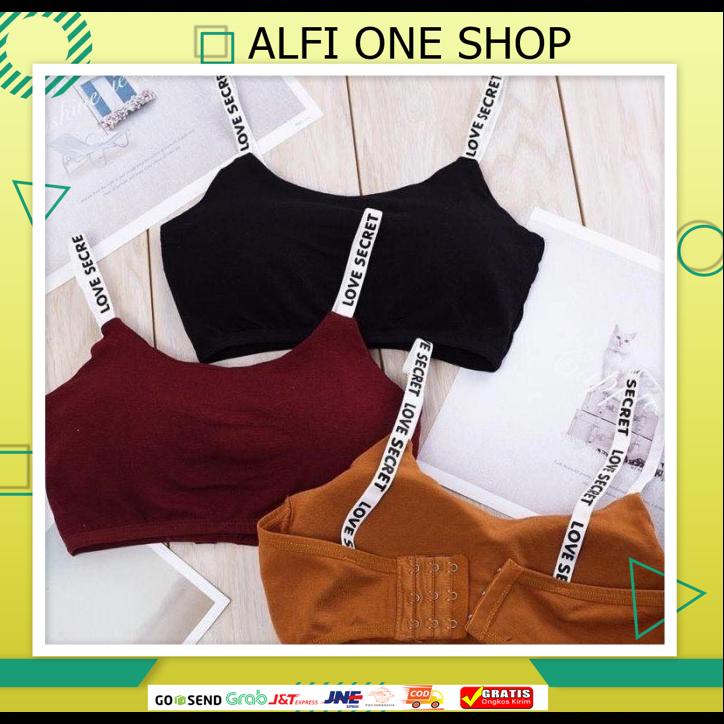 LOVE SECRET - SPORT BRA WANITA PUSH UP BH WANITA TANPA KAWAT LOVE SECRET - SPORT BRA WANITA PUSH UP 