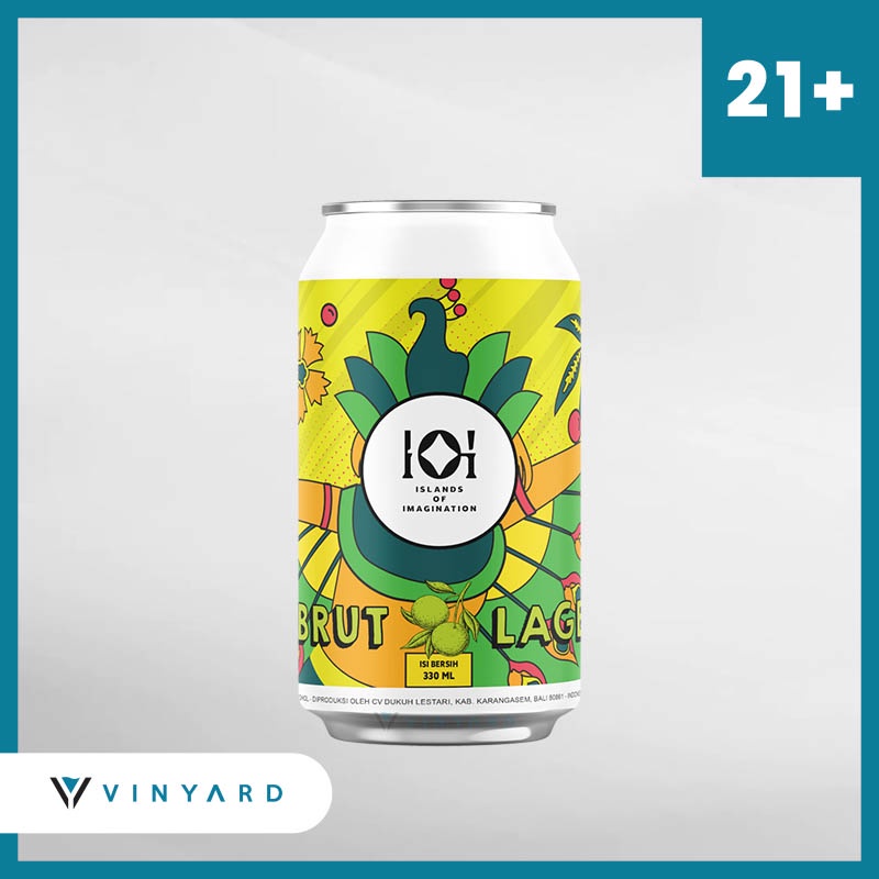 Island of Imagination IOI Craft Beer Brut Lager 330ml