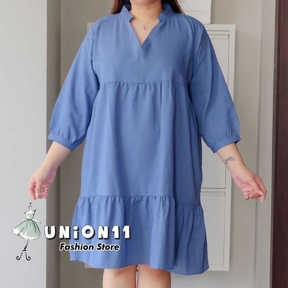 UNION11 - DRESS JUMBO WANITA LD 120 / BAJU JUMBO WANITA / BAJU KERJA WANITA BIGSIZE / DRESS JUMBO WANITA / DRESS JUMBO XXXL WANITA MINJU