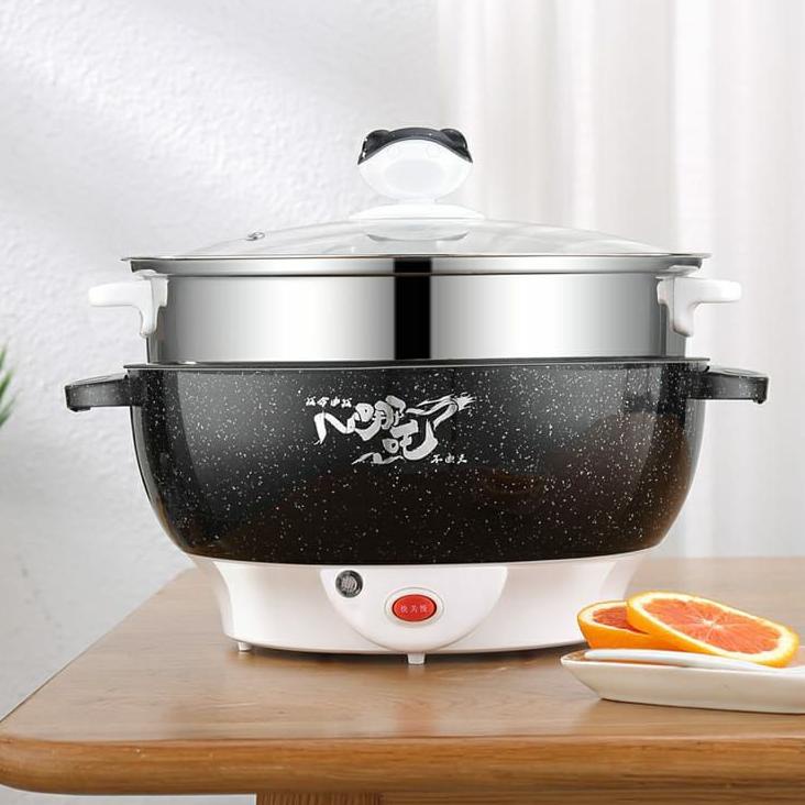 『MPD』 Panci listrik keramik serbaguna 2,2L/Panci elektrik multifungsi