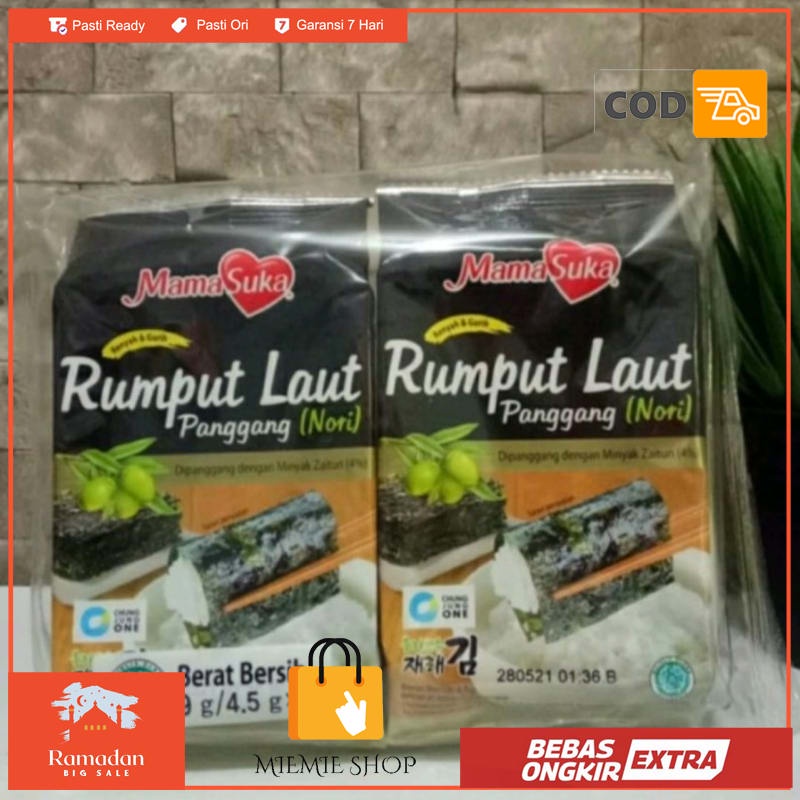 

RUMPUT LAUT ALL VARIANT MAMASUKA 45gr 1 bks isi 2 - Original