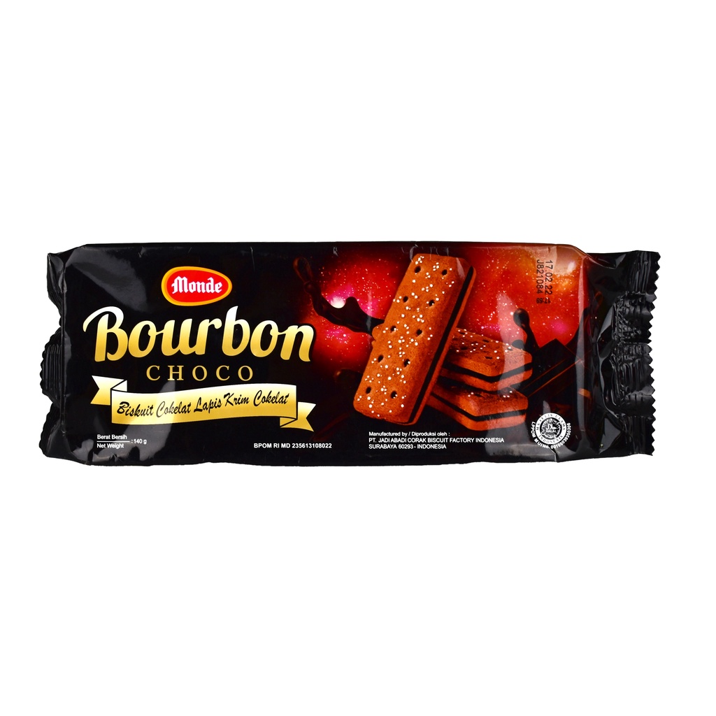 

BISKUIT MONDE BOURBON CHOCO BISCUIT 140 GR