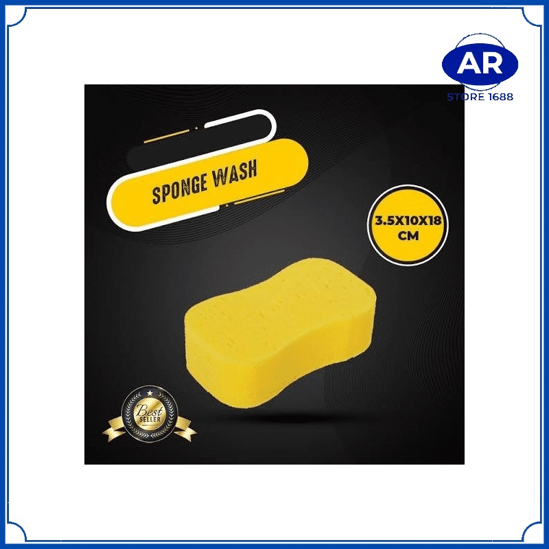 AR Car Washing Sponge/Spons Cuci Mobil Daya Serap Tinggi 20,5 x 5,8 x 11 cm DL882003 /Alat Perkakas