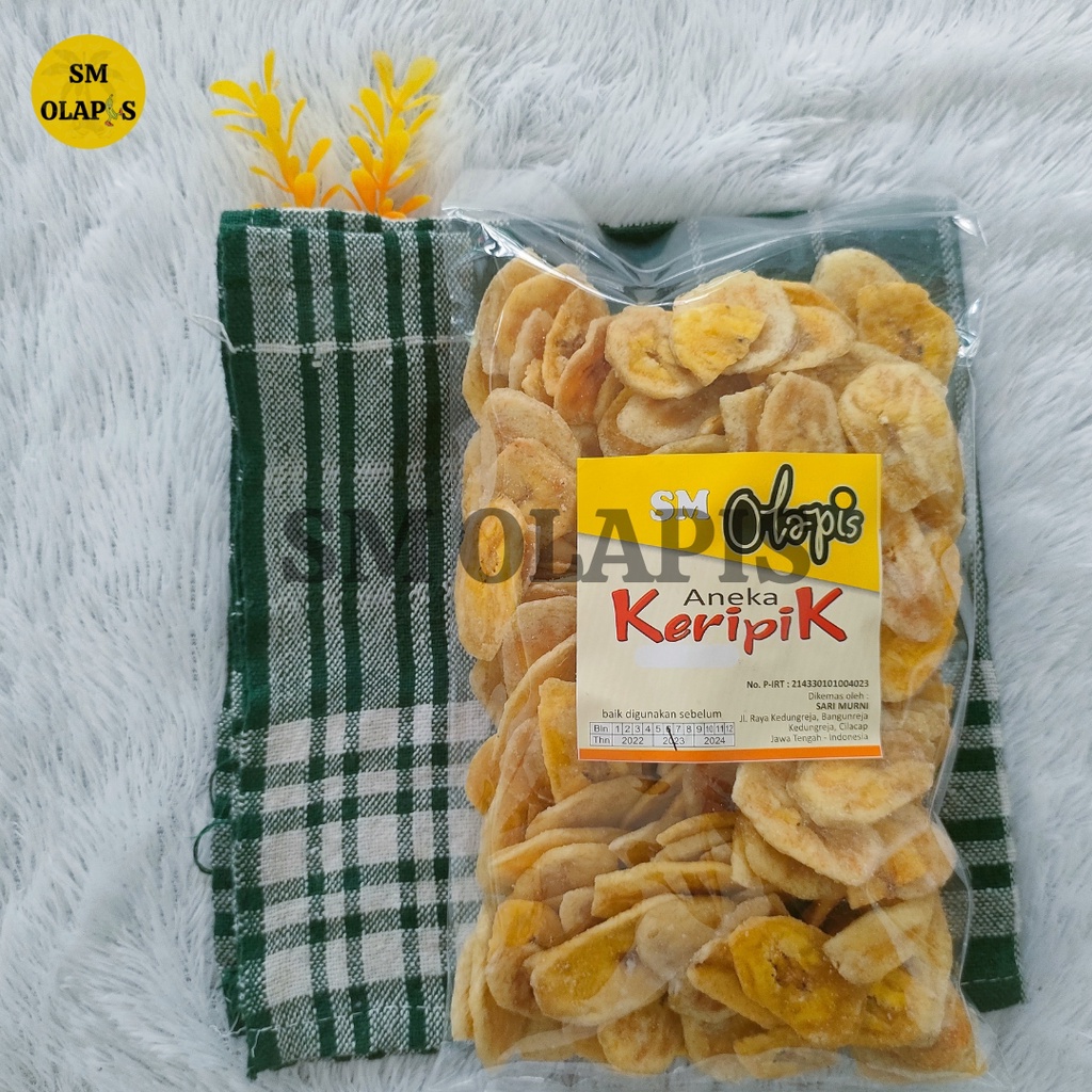 

KERIPIK PISANG MANIS 350 GRAM/ SRIPING SNACK LEBARAN OLEH OLEH KHAS CILACAP