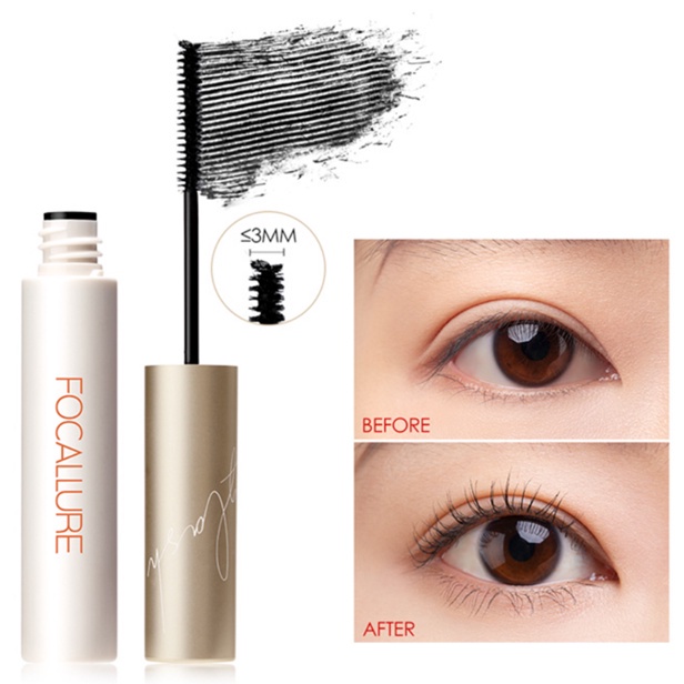 NIK - FOCALLURE Longlash Waterproof Mascara FA169 | Curling Eyelash tahan air Maskara | BPOM ORIGINAL