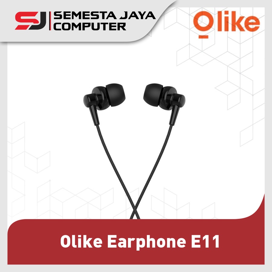 Olike Earphone E11 HD Sound Black