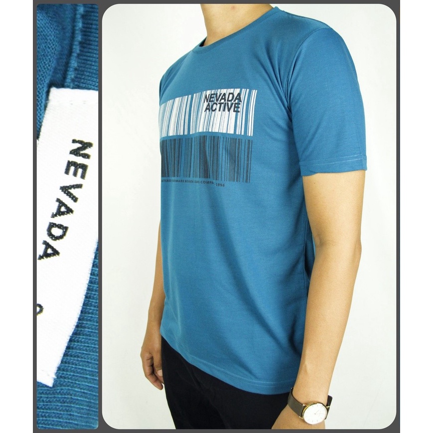 COD | Kaos Oblong Pria Lengan Pendek COLE Regular Fit Putih Cotton Stretch V2 | T Shirt Original