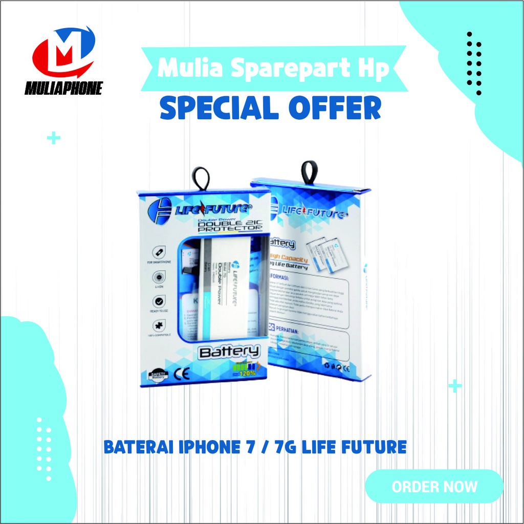 Baterai Iphone 7 / Iphone 7G 4.7  Life Future