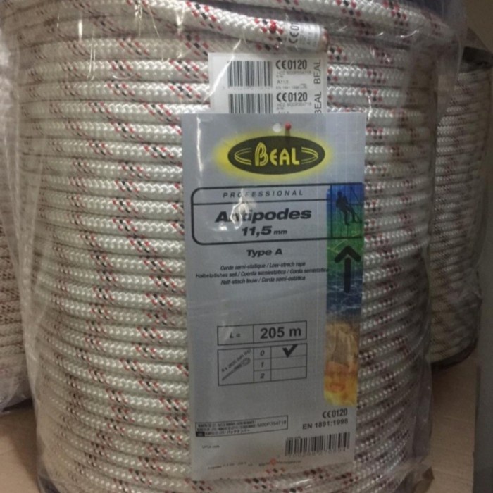 Terlaris Tali Karmantel Beal Antipodes 11,5 Mm X 200 Meter Tali Carmantel