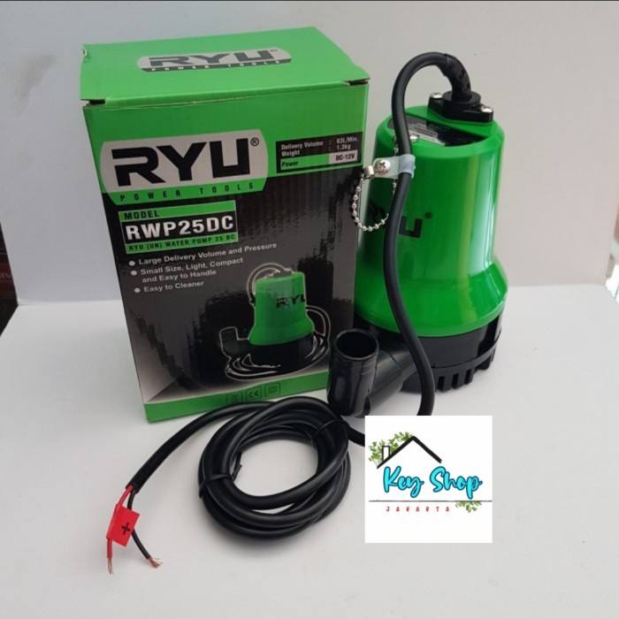 MESIN POMPA AIR CELUP, MESIN SEDOT AIR RYU RWP 25DC