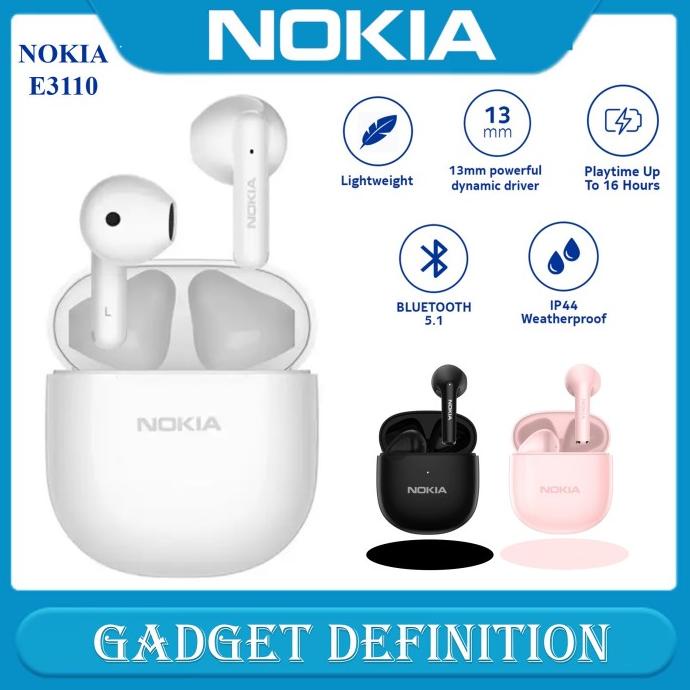 Nokia True Wireless TWS Earphone E3500 / E3101 / 3100 / E1200 Headset