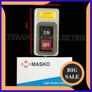 Push Button Power Switch ON-OFF 10A-3P MASKO BS-310 1M4R23 suku cadang