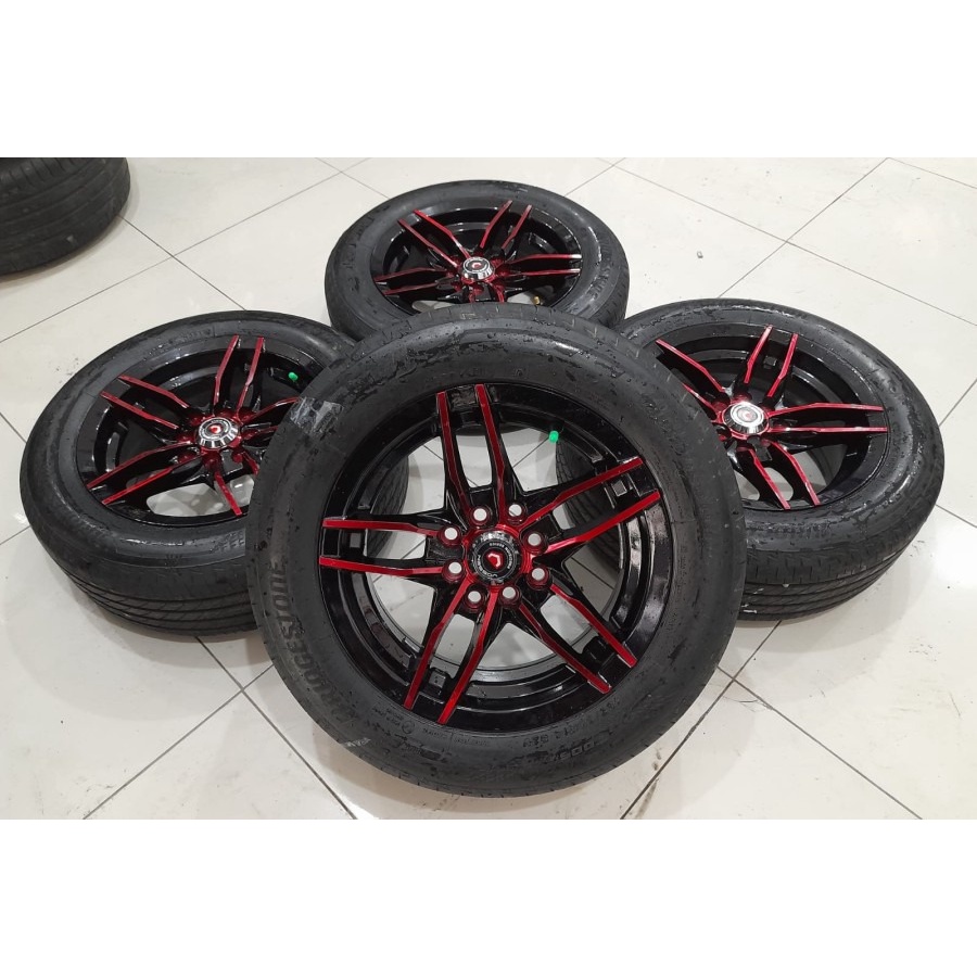 Velg Racing Bekas VOSSEN R14 untuk mobil Brio, Agya, Ayla, Sigra Ring 14 murah